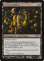 Magic the Gathering Card - Curse of Thirst - MTG Circle