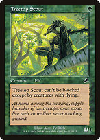 Magic the Gathering Card - Treetop Scout - MTG Circle