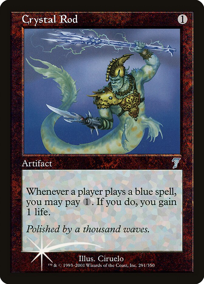 Magic the Gathering Card - Crystal Rod - MTG Circle