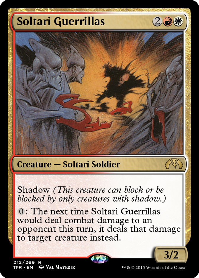 Magic the Gathering Card - Soltari Guerrillas - MTG Circle