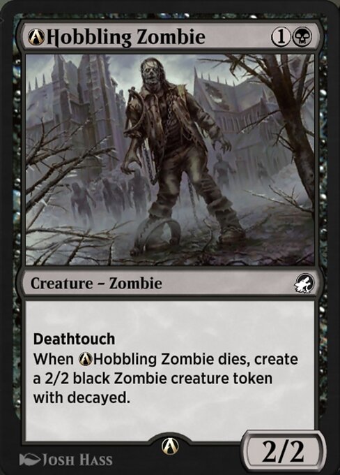 Magic the Gathering Card - A-Hobbling Zombie - MTG Circle