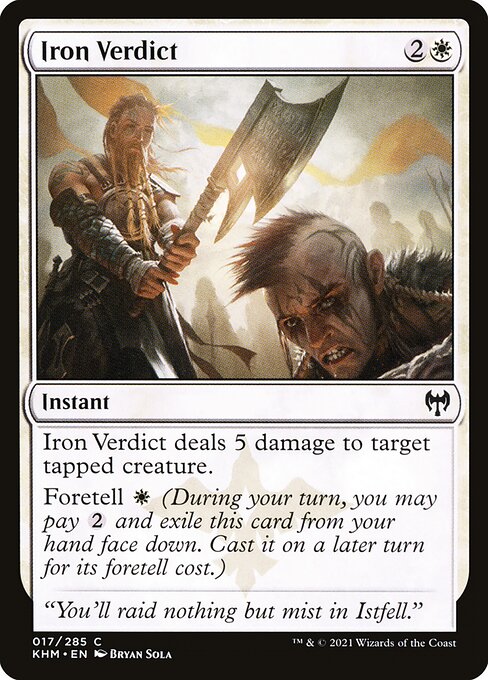 Magic the Gathering Card - Iron Verdict - MTG Circle