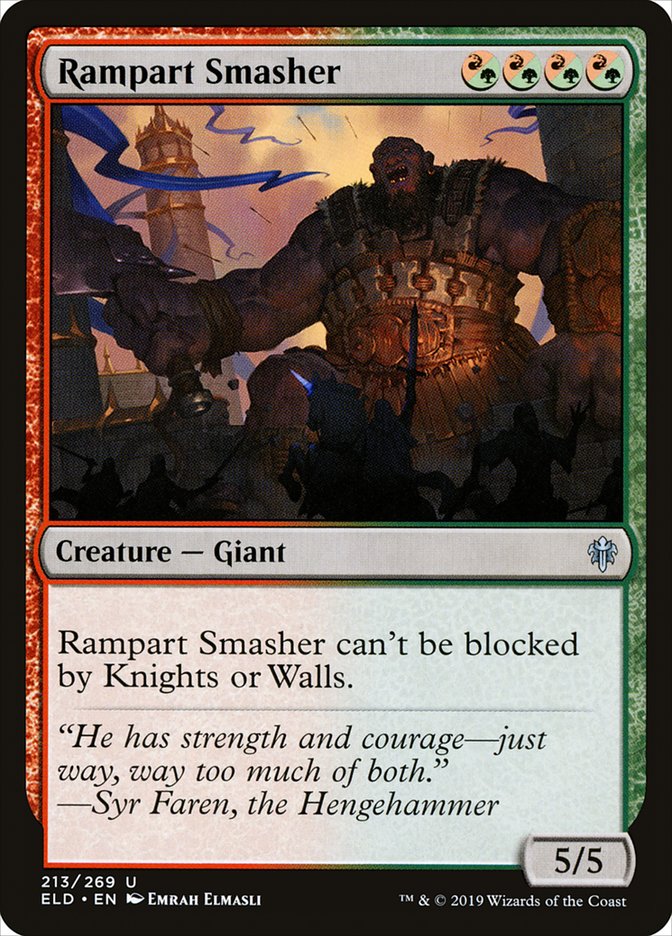Magic the Gathering Card - Rampart Smasher - MTG Circle