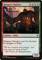 Magic the Gathering Card - Rampart Smasher - MTG Circle