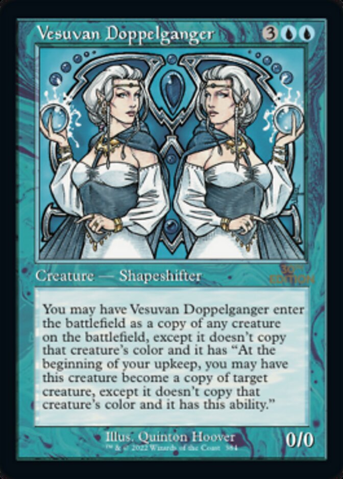 Magic the Gathering Card - Vesuvan Doppelganger - MTG Circle