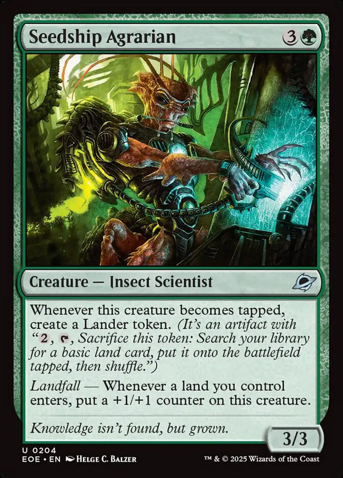 Magic the Gathering Card - Seedship Agrarian - MTG Circle