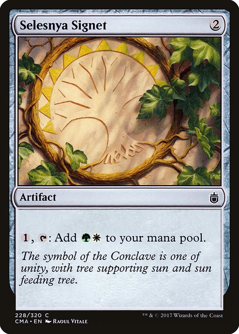 Magic the Gathering Card - Selesnya Signet - MTG Circle