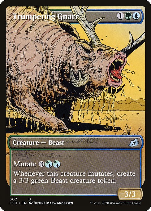Magic the Gathering Card - Trumpeting Gnarr - MTG Circle