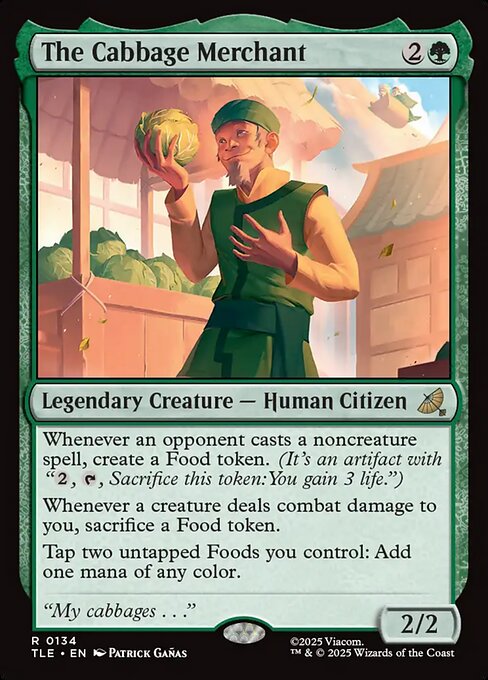 Magic the Gathering Card - The Cabbage Merchant - MTG Circle