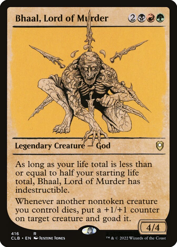 Magic the Gathering Card - Bhaal, Lord of Murder - MTG Circle