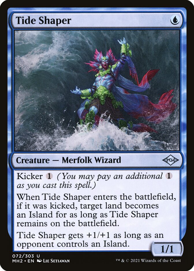 Magic the Gathering Card - Tide Shaper - MTG Circle