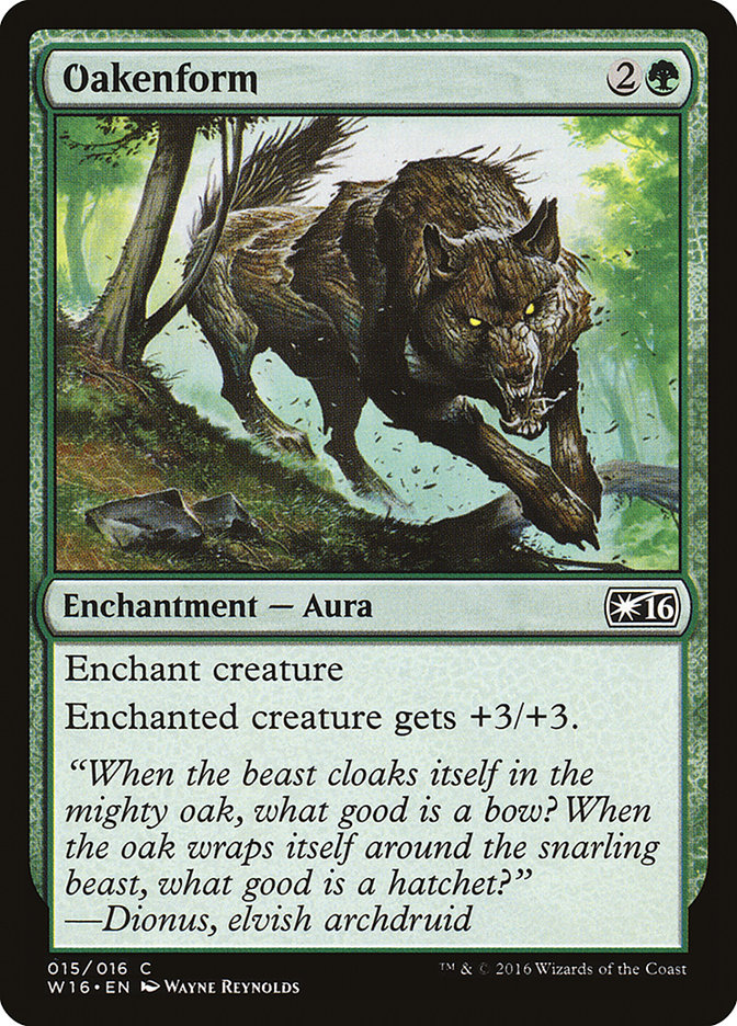 Magic the Gathering Card - Oakenform - MTG Circle