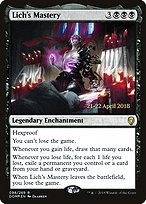 Magic the Gathering Card - Lich's Mastery - MTG Circle