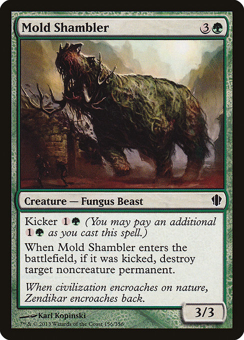 Magic the Gathering Card - Mold Shambler - MTG Circle