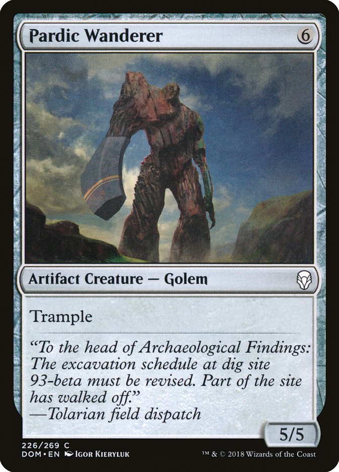 Magic the Gathering Card - Pardic Wanderer - MTG Circle