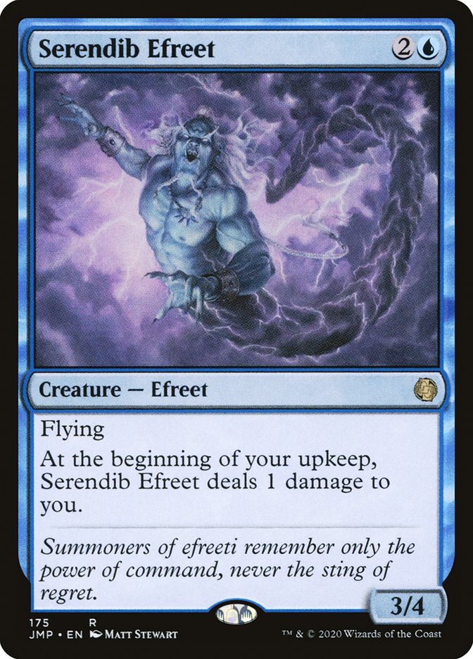 Magic the Gathering Card - Serendib Efreet - MTG Circle