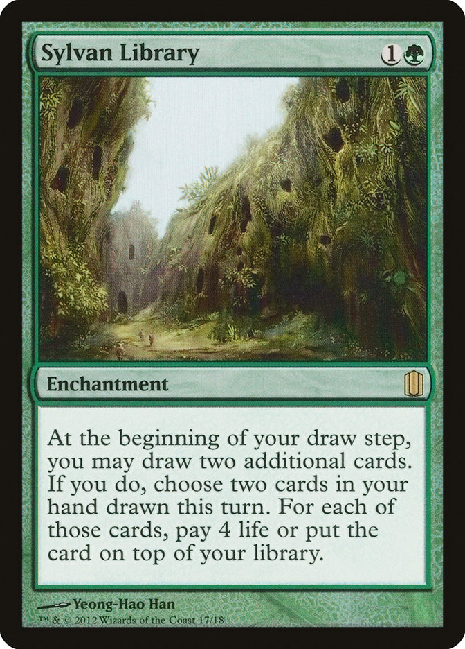 Magic the Gathering Card - Sylvan Library - MTG Circle