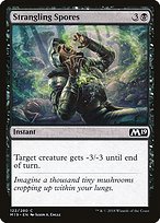 Magic the Gathering Card - Strangling Spores - MTG Circle