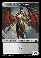 Magic the Gathering Card - Vampire Demon - MTG Circle