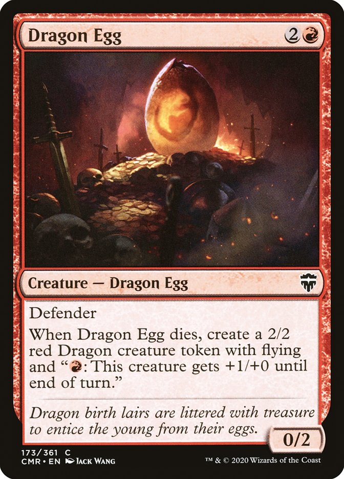 Magic the Gathering Card - Dragon Egg - MTG Circle