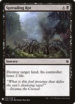 Magic the Gathering Card - Spreading Rot - MTG Circle