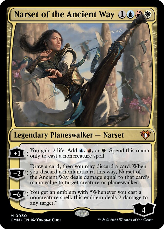 Magic the Gathering Card - Narset of the Ancient Way - MTG Circle