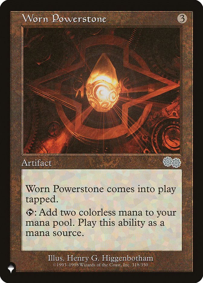 Magic the Gathering Card - Worn Powerstone - MTG Circle