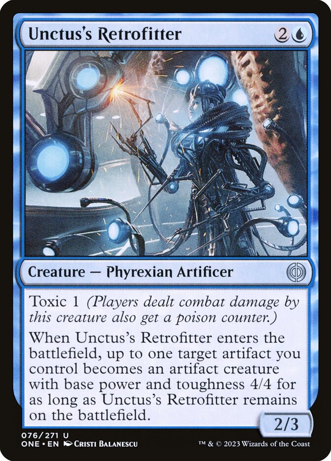 Magic the Gathering Card - Unctus's Retrofitter - MTG Circle