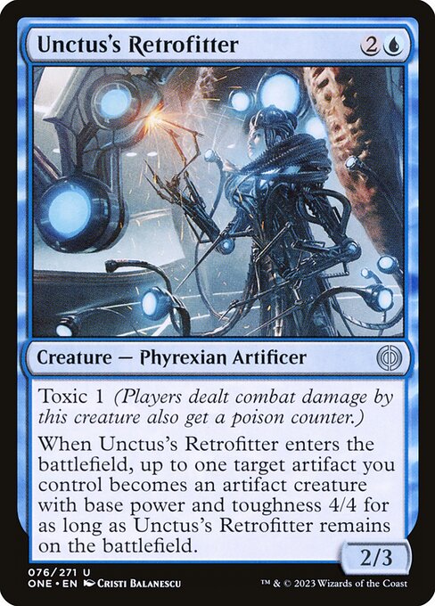 Magic the Gathering Card - Unctus's Retrofitter - MTG Circle