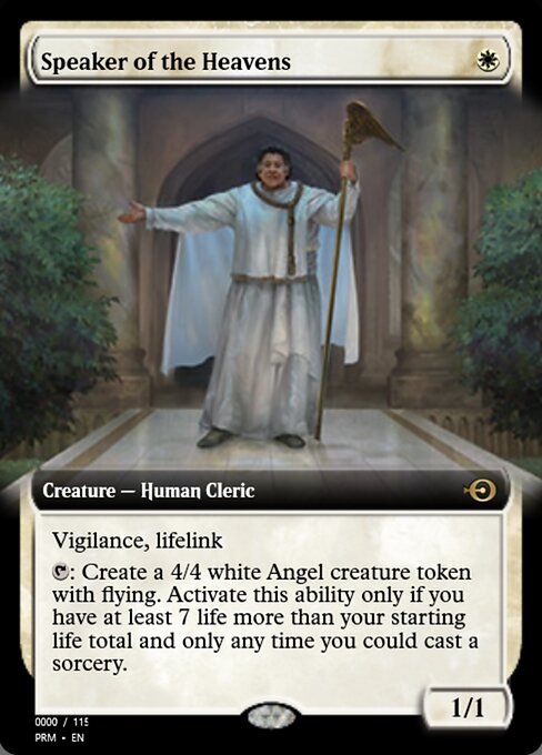 Magic the Gathering Card - Speaker of the Heavens - MTG Circle