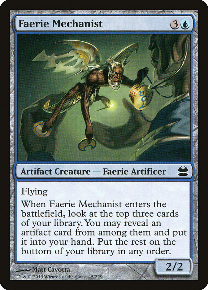 Magic the Gathering Card - Faerie Mechanist - MTG Circle