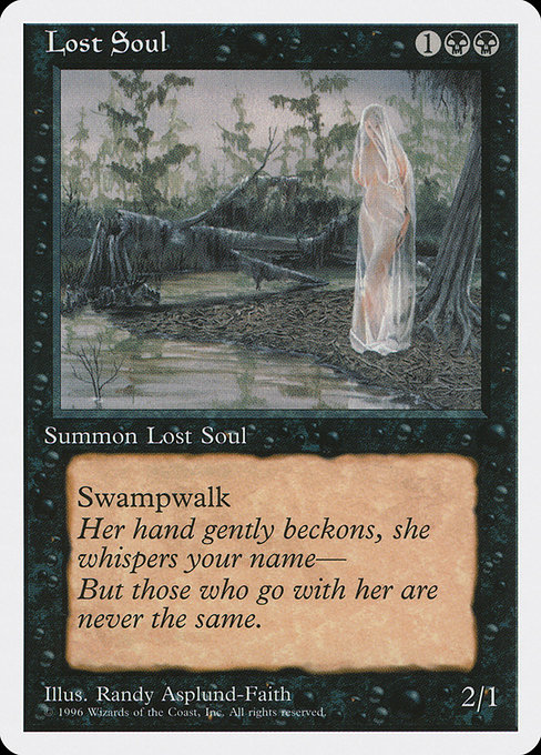 Magic the Gathering Card - Lost Soul - MTG Circle