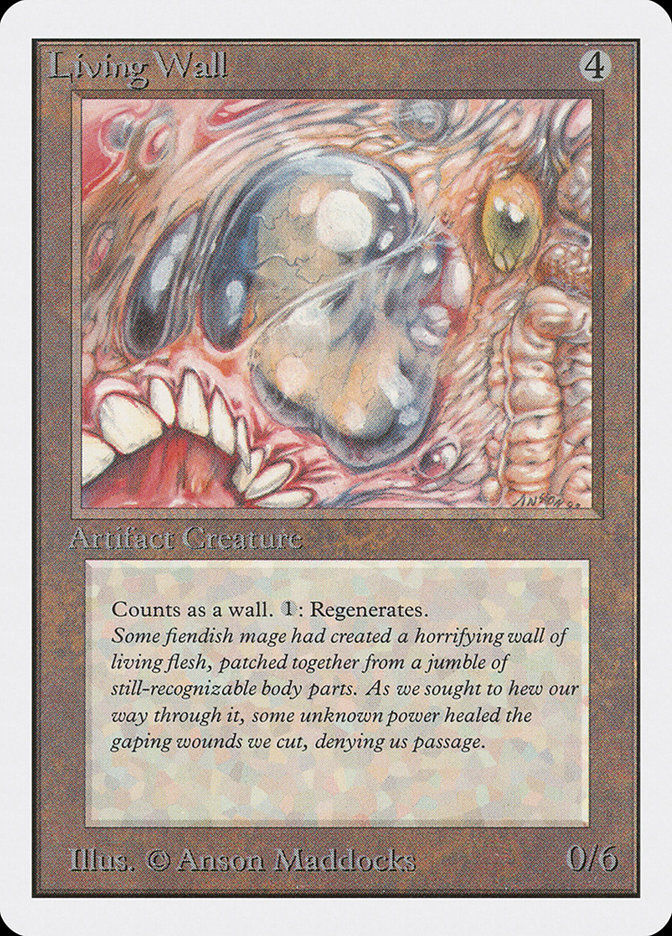 Magic the Gathering Card - Living Wall - MTG Circle