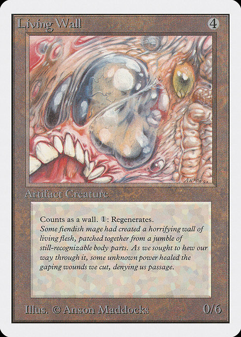Magic the Gathering Card - Living Wall - MTG Circle