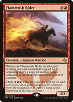 Magic the Gathering Card - Flamerush Rider - MTG Circle