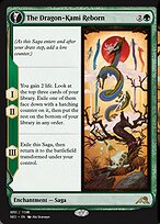 Magic the Gathering Card - The Dragon-Kami Reborn // Dragon-Kami's Egg - MTG Circle