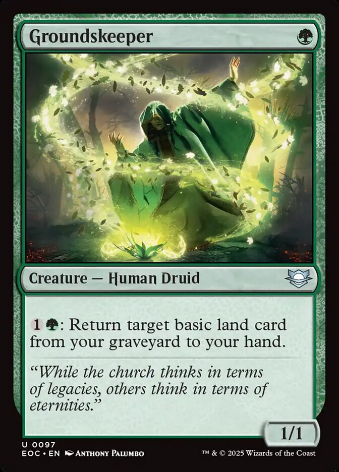 Magic the Gathering Card - Groundskeeper - MTG Circle