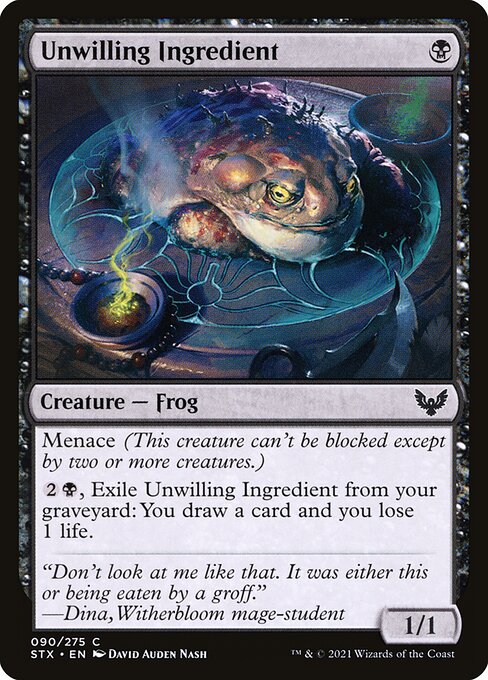 Magic the Gathering Card - Unwilling Ingredient - MTG Circle