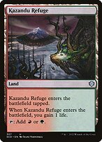 Magic the Gathering Card - Kazandu Refuge - MTG Circle