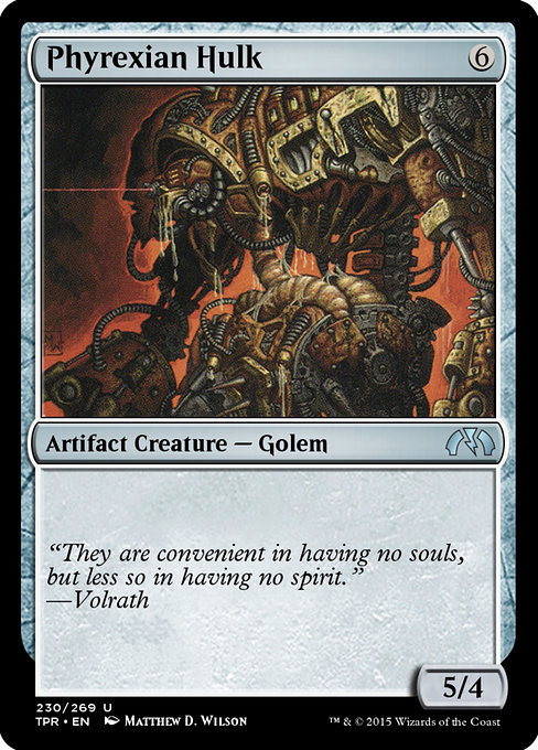 Magic the Gathering Card - Phyrexian Hulk - MTG Circle