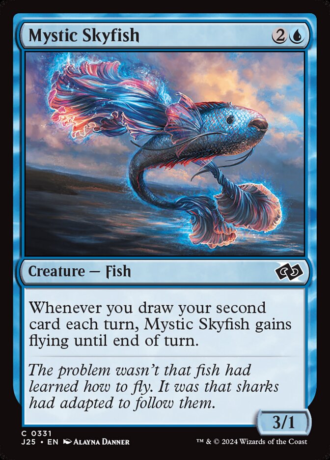 Magic the Gathering Card - Mystic Skyfish - MTG Circle