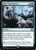 Magic the Gathering Card - Fade from History - MTG Circle