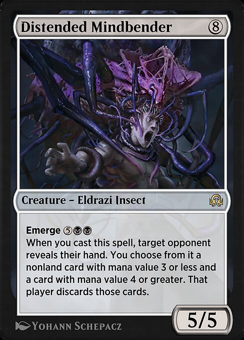 Magic the Gathering Card - Distended Mindbender - MTG Circle