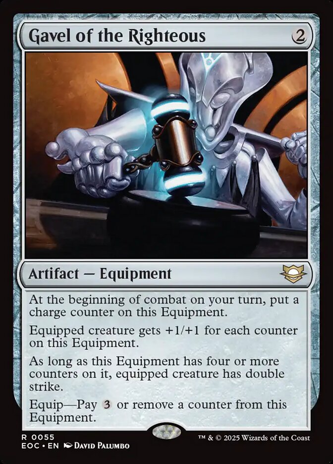 Magic the Gathering Card - Gavel of the Righteous - MTG Circle