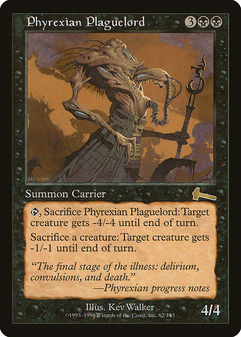 Magic the Gathering Card - Phyrexian Plaguelord - MTG Circle