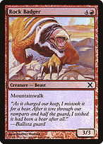 Magic the Gathering Card - Rock Badger - MTG Circle