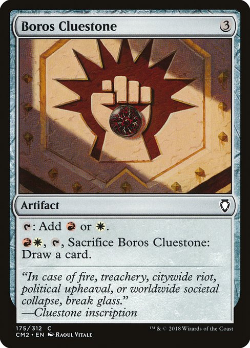 Magic the Gathering Card - Boros Cluestone - MTG Circle
