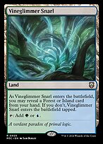 Magic the Gathering Card - Vineglimmer Snarl - MTG Circle