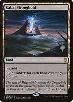 Magic the Gathering Card - Cabal Stronghold - MTG Circle