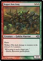Magic the Gathering Card - Boggart Ram-Gang - MTG Circle